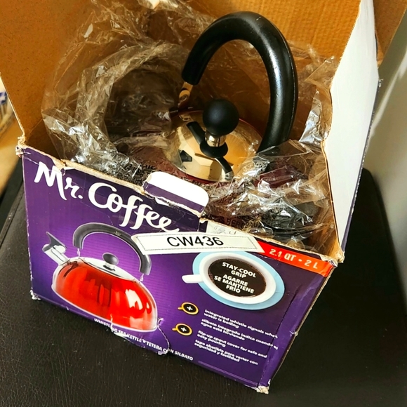 Gibson Mr. Coffee 2.1 qt. Kettle - Stainless Steel Whistling - Picture 3 of 3